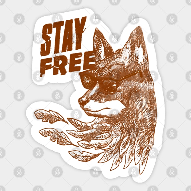 stay free Sticker by CraftyWorld_84